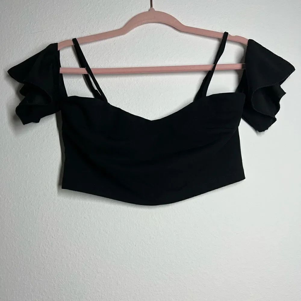 Rip Curl Women's Standard Designer Surf Bralette Top size M black Shein